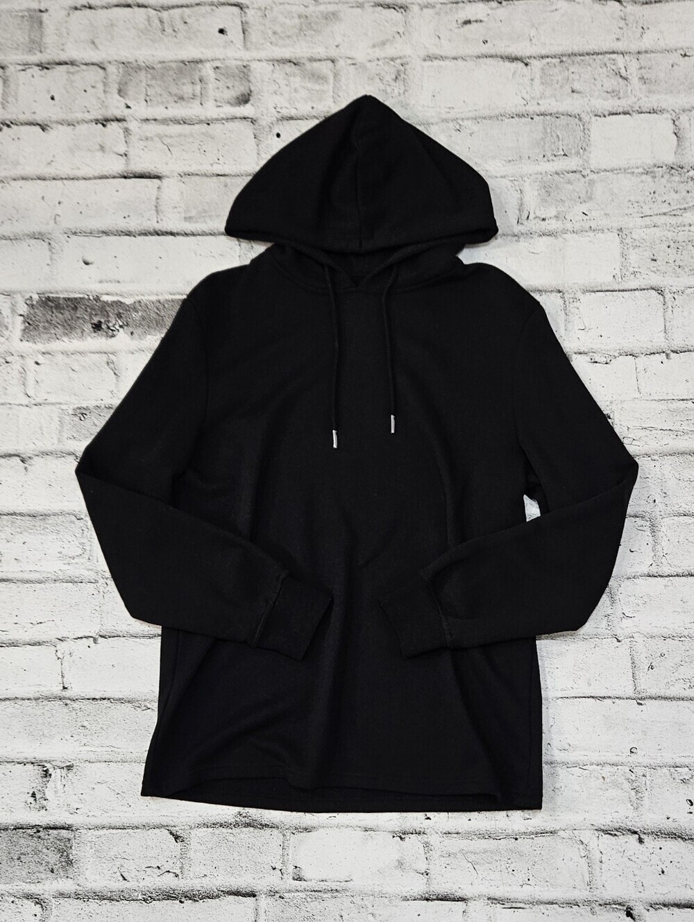 Arsenic Black Pullover Hoodie Soft Fleece Sweatshirt Women's Small
